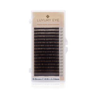 Extensions de cils individuels Brun noir